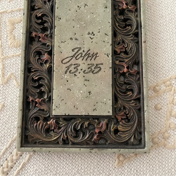 Decorative Cross Wall Art with Inspirational Quote - Picture 9 of 15